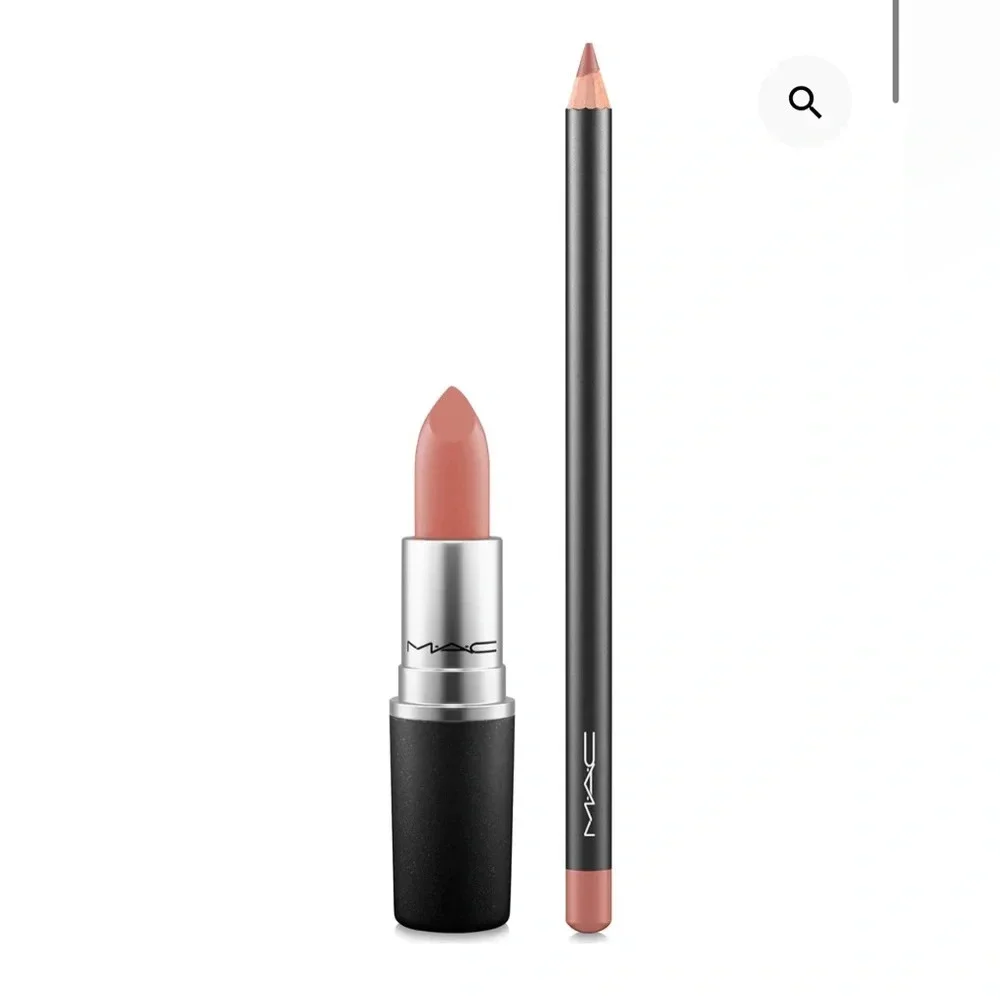 New in Box Mac Lip Duo: Lip Pencil Boldly Bare & Matte Lipstick Velvet Teddy